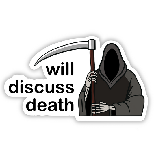 Clear Waterproof Vinyl Sticker 4x3"