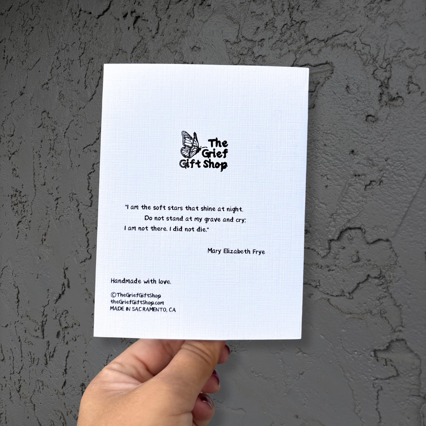 I am the stars - Sympathy Card