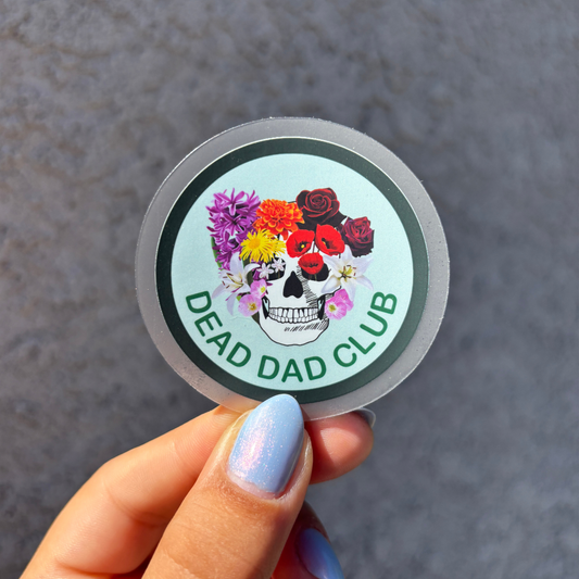 Clear Waterproof Vinyl Sticker 2x2"