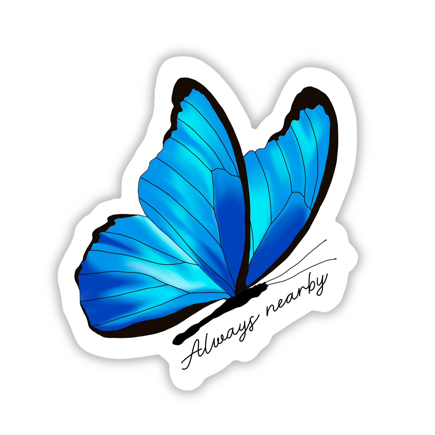 Clear Waterproof Vinyl Sticker 3x3"