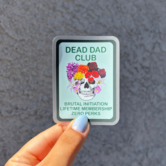 Clear Waterproof Vinyl Sticker 2x3"