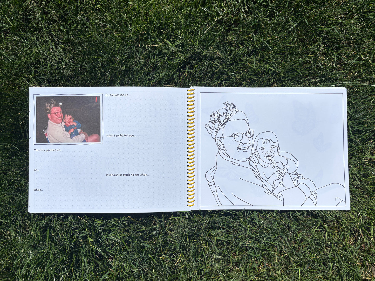 Life in Color - A Personalized Coloring Book for Processing Loss and Celebrating Life