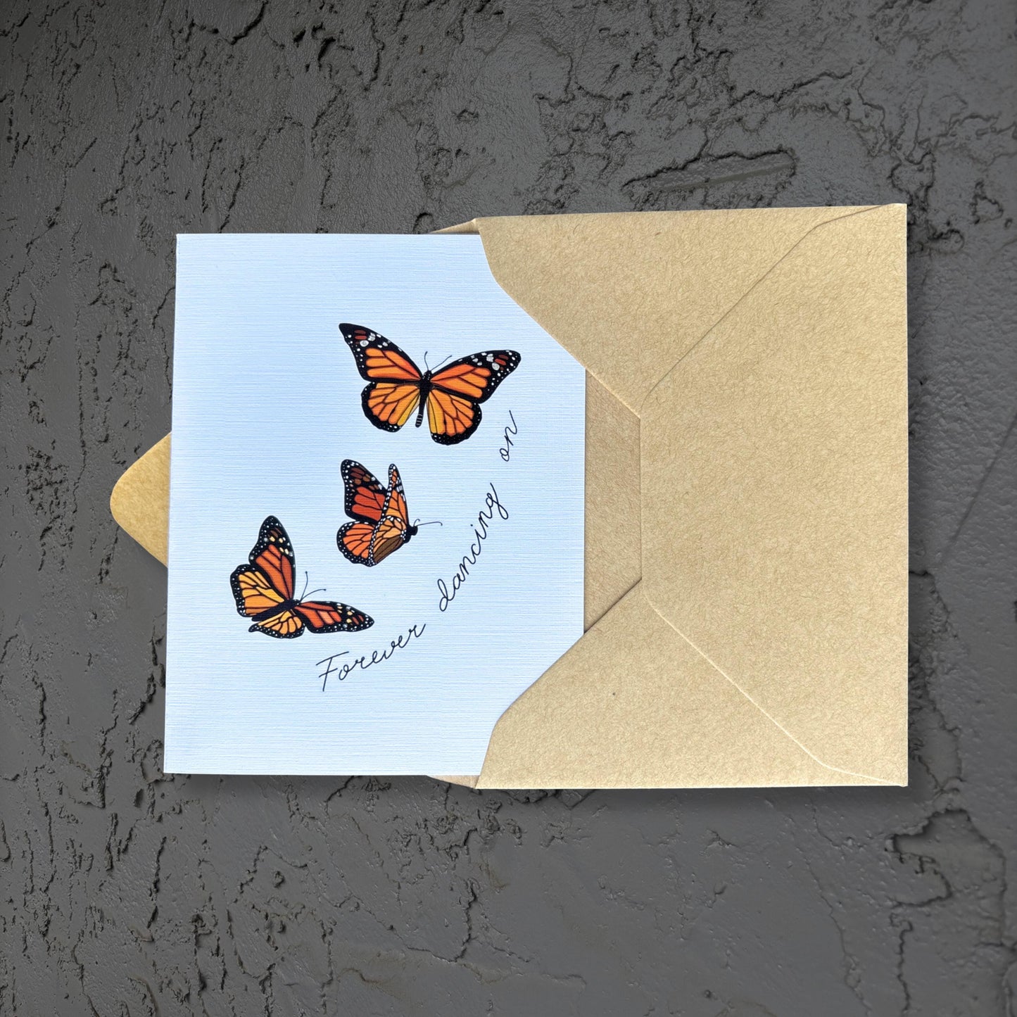 Forever dancing on - Sympathy Card