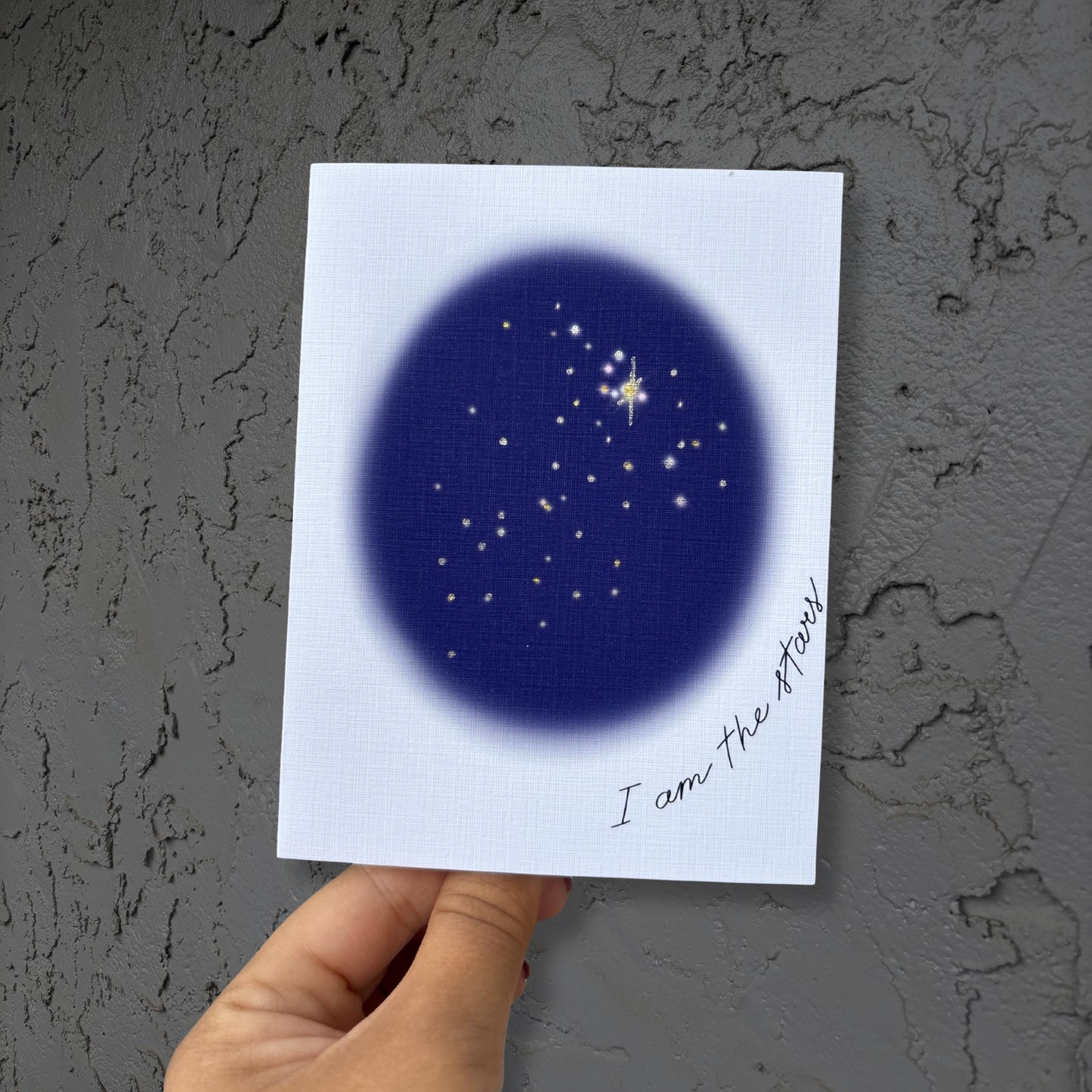 I am the stars - Sympathy Card