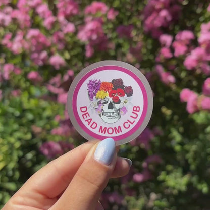 Clear Waterproof Vinyl Sticker 2x2"