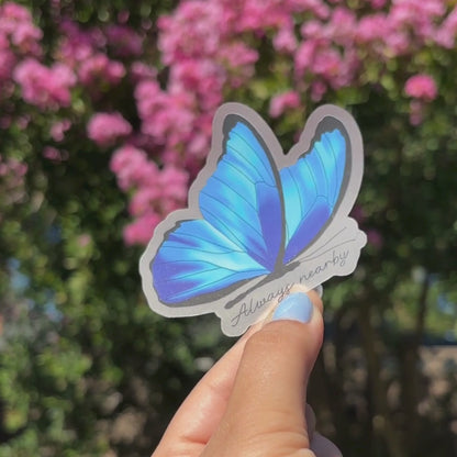Clear Waterproof Vinyl Sticker 3x3"